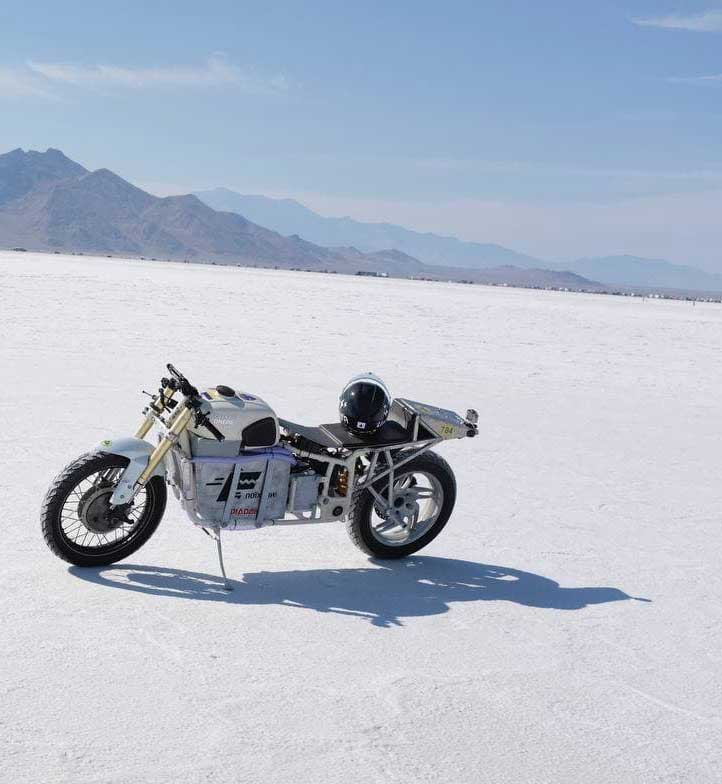 Delfast Dnepr Electric Prototype 2021 Record at Bonneville